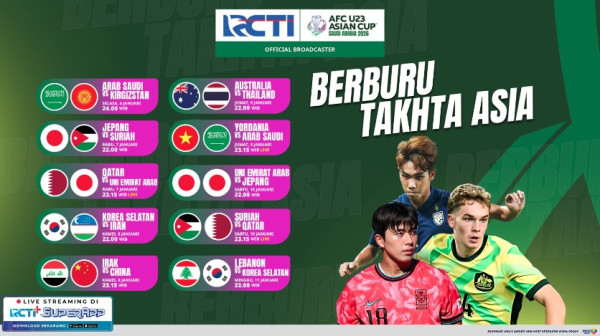 AFC U23 Asian Cup 2026: Panggung Bintang Muda Asia, Live di RCTI!