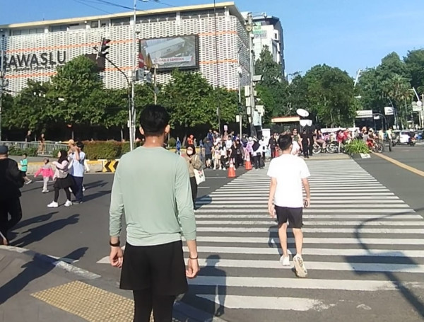 Pramono Sebut JPO Sarinah Dibangun Lagi sebagai Alternatif untuk Difabel, Pelican Crossing Tetap Ada