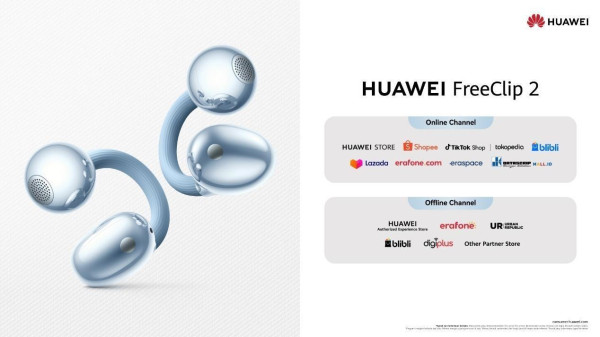 HUAWEI FreeClip 2 Sudah Hadir, TWS Open-Ear Premium yang Stylish dan Nyaman Dipakai Seharian
