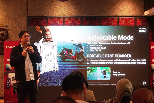 Fast Charger Portable Polytron FOX Resmi Meluncur! Isi 10 Menit Bisa Tambah 10 Km, Ini Detailnya