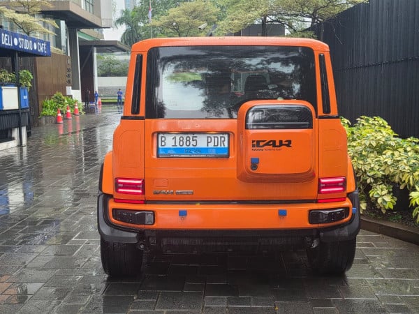 Baby Defender Pesaing J6T? iCAR Bawa SUV Listrik Retro V23 yang Bisa Dibongkar Pasang Sendiri