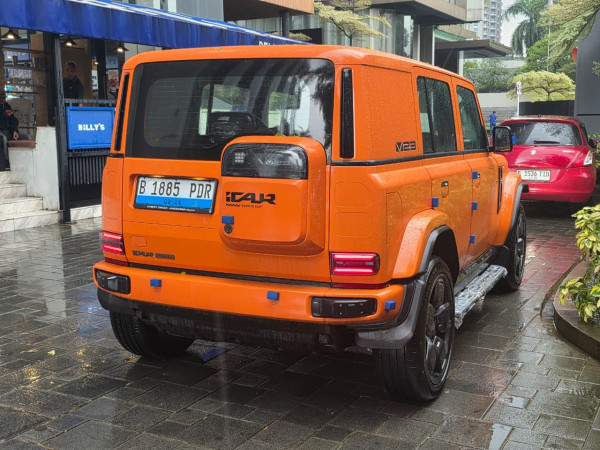 Baby Defender Pesaing J6T? iCAR Bawa SUV Listrik Retro V23 yang Bisa Dibongkar Pasang Sendiri
