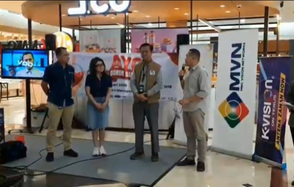 MNC Vision Networks dan MNC Peduli Gelar Donor Darah di Metropolitan Mall Bekasi