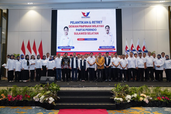 Angela Tanoesoedibjo Resmi Kukuhkan Pengurus DPW Perindo Sulawesi Selatan