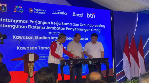 JPO JIS-Ancol Sepanjang 466 Meter Mulai Disiapkan Jadi Ikon Baru Jakarta Utara