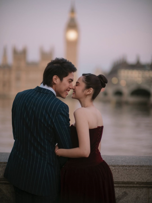 Syifa Hadju Unggah Foto Prewedding Elegan di London, Netizen: Lovebirds!
