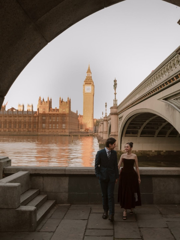 Syifa Hadju Unggah Foto Prewedding Elegan di London, Netizen: Lovebirds!