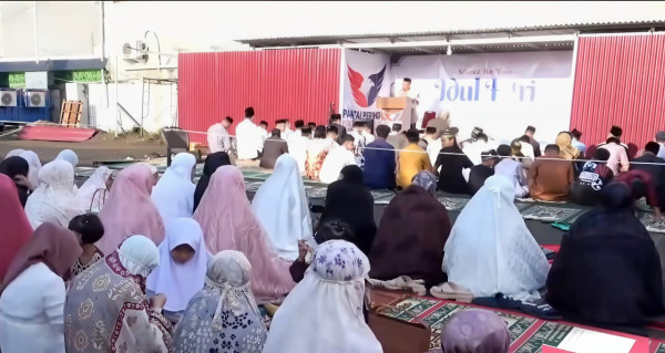 Partai Perindo Sulsel Gelar Salat Idulfitri, Perkuat Kebersamaan dan Ukhuwah di Makassar