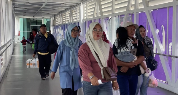 Situasi Pelabuhan Bakauheni usai Puncak Arus Balik Lebaran 2026 Gelombang Pertama