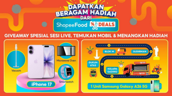 Mobil Keliling ShopeeFood Deals Kembali Hadir! Tawarkan Mie Gacoan Rp1 dan Hadiah Total Puluhan Juta Rupiah