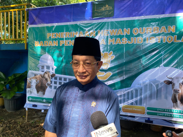 MNC Peduli Serahkan Hewan Kurban ke Masjid Istiqlal, Nasaruddin Umar Pastikan Penyaluran Tepat Sasaran