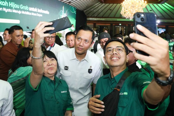 AHY Hadiri Kampanye Nasional Grab, Dorong Percepatan Tranformasi Transportasi Ramah Lingkungan