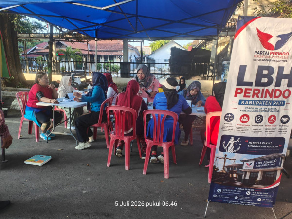 Perkuat Pelayanan Masyarakat, Partai Perindo Hadirkan Pemeriksaan Kesehatan dan LBH Gratis di Pati