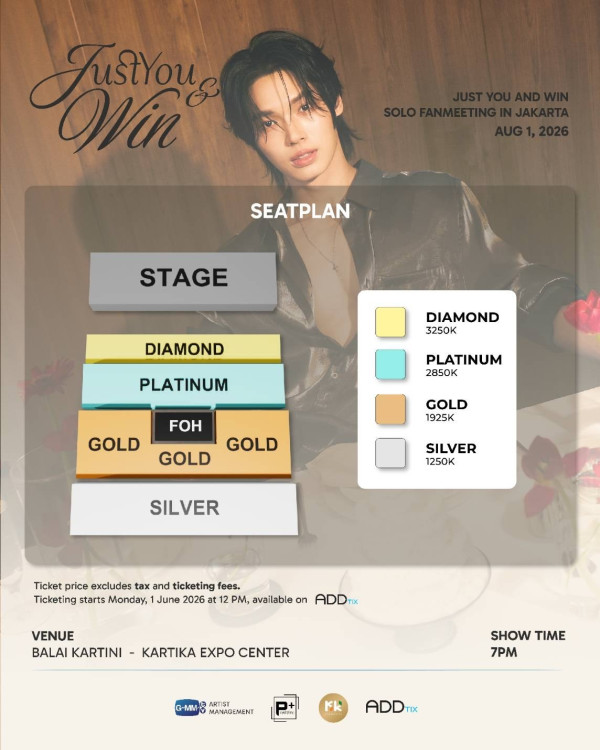 Win Metawin Gelar Fanmeeting di Jakarta, Ada Fansign hingga Hi-Touch