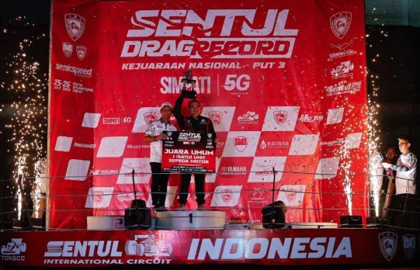 4 Dragster dari Empat Daerah Warnai Persaingan Sentul Drag Record Simpati 5G 2026