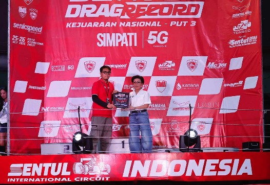 4 Dragster dari Empat Daerah Warnai Persaingan Sentul Drag Record Simpati 5G 2026